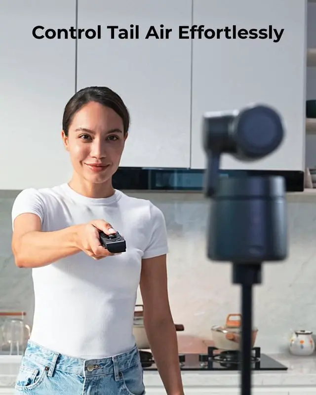 Alt view image 7 of 7 - Smart Remote Combo, Streaming Camera with AI Tracking PTZ, ligent APP, Gesture Control, HDMI/USB-C/Wireless Webcam, Video Cameras for Filming, Worship, Content Creator, etc.