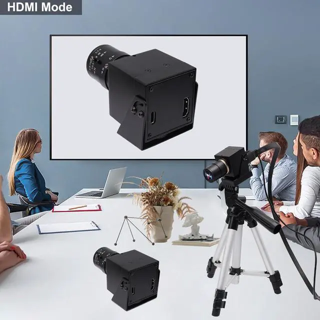 Alt view image 6 of 7 - 4K Camera HDMI USB Dual Interface Manual Zoom Webcam for PC,2.8-12mm CS Mount Lens Camera for Close-up, CMOS IMX415 Industrial Camera for Machine Vision