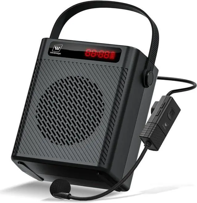 Main image of Wireless Microphone 30W Portable Lightweight Bluetooth 5.3 Mini Pa System for Teachers, 2900mAh Rechargeable Small Speaker with Headset Mic for Classroom, Speaking, Presentation