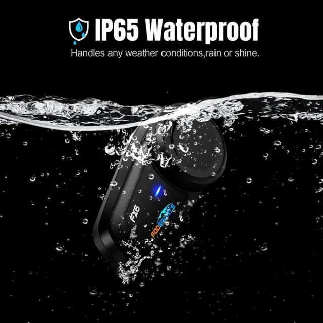 Alt view image 7 of 7 - Motorcycle Bluetooth Headset FX6 1000m 6 Riders Group Motorbike Intercom Waterproof Universal Bluetooth Motorcycle Helmet Communication System Voice Dial/Usable On Charge