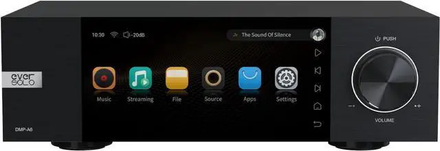 Alt view image 7 of 7 - DMP-A6 Music Streamers, Network Player, Digital Music Streamer, DAC, Music Service&Streaming MQA Full Decode, DSD512 PCM768kHz/32Bit Bluetooth 5.0, 6HD Touchscreen, Exclusive App
