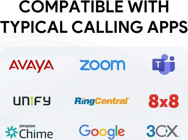 Alt view image 7 of 7 - BH70 UC Wireless Headset with Mic, Bluetooth Headsets for Work, Long Battery Life of 35h Talking, 147g Lightweight for All-Day Wearing, with 3 Noise Cancelling Microphone for Clear Calls