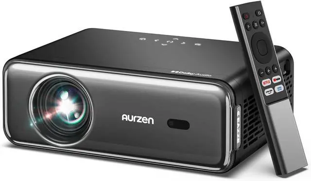 Main image of D1 Pro Smart Projector with WiFi and Bluetooth, Netflix Official, 20W Speakers, Dolby Audio & dbx-tv Total Sonics, Auto Focus & Keystone, Native 1080P Portable Outdoor Movie Projector