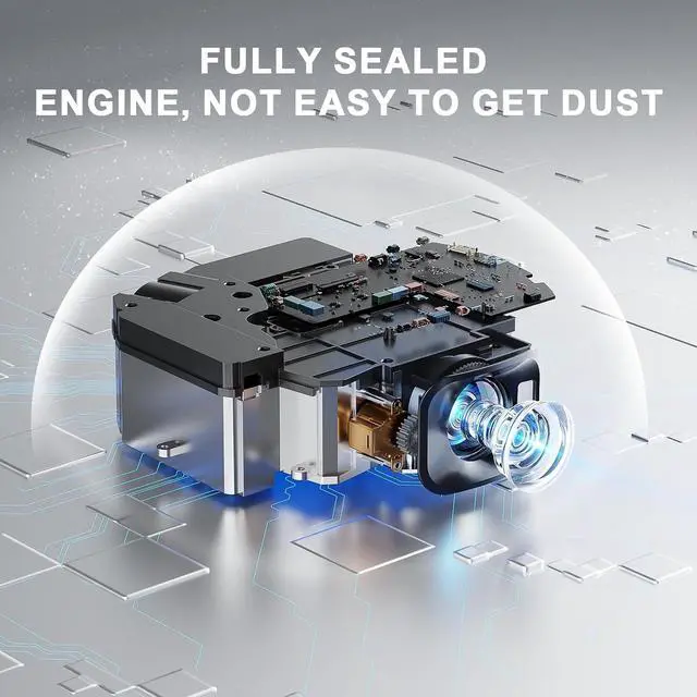 Alt view image 5 of 7 - Projector with WiFi 6 and Bluetooth, ±50° Auto Vertical Correction Smart Portable Projector with Tripod, 1080P Full HD, Home Theater Movie Projector for Bedroom/iOS/Android(white)