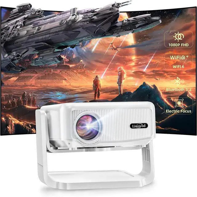 プロジェクター Lisowod L02 MINI VIDEO PROJECTOR Amazon.com: [360° Adjustable Stand] Mini Projector with WiFi