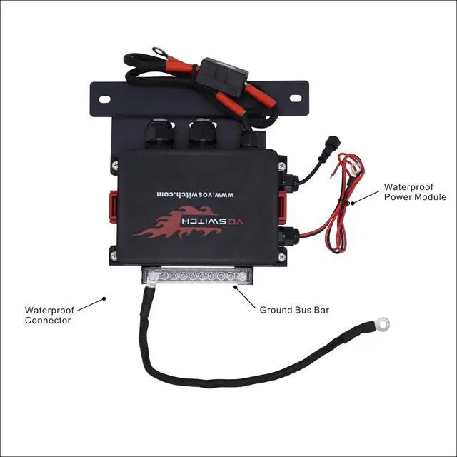 Alt view image 5 of 6 - JL800 Grab Handle Switch Panel for Jeep Wrangler JL 2018-2023 and Gladiator 2020-2023