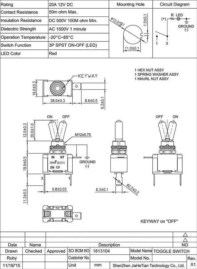 Alt view image 7 of 7 - dc12v flip-up Ignition Switch Panel,5 in 1 car Engine Start Push Button led Toggle Switch Panel for Racing Sport Competitive car (4 Blue 1 Red)