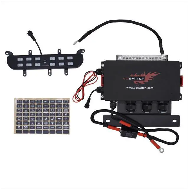 Alt view image 2 of 6 - JL120 Lower Dash Switch Panel for Jeep Wrangler JL 2018-current and Gladiator 2020-current