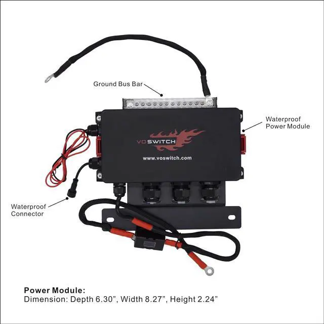 Alt view image 5 of 6 - JL120 Lower Dash Switch Panel for Jeep Wrangler JL 2018-current and Gladiator 2020-current