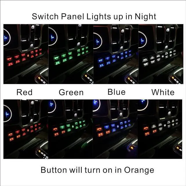 Alt view image 6 of 6 - JL120 Lower Dash Switch Panel for Jeep Wrangler JL 2018-current and Gladiator 2020-current