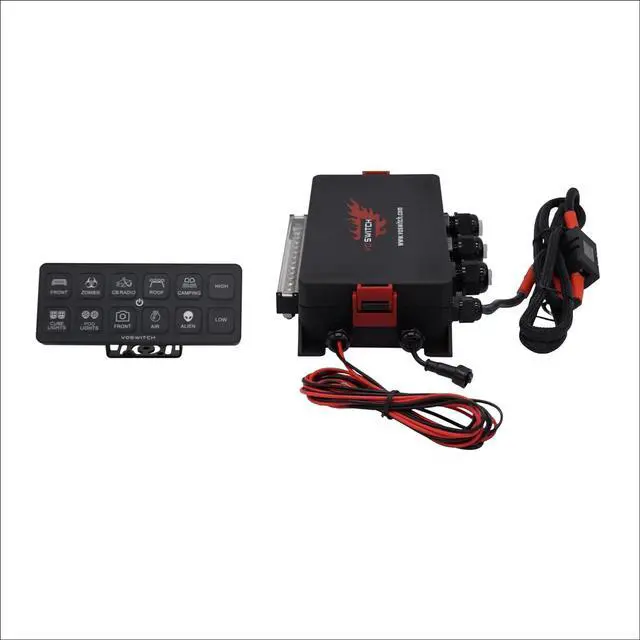 Main image of UV120 12 Gang Switch Panel Power System for 12V Battery Vehicle and Boat