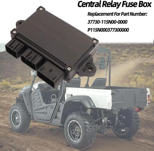 Alt view image 3 of 7 - Relay Fuse Box Fit for Axis 500 700, Fit for Hisun 400 500 700 UTV ATV, Fit for Coleman UT400 UT500 UT700, Fit for Massimo MSU500, Fit for Cub Cadet Challenger 500 700# 37700-115-0000