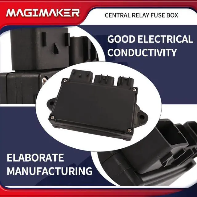 Alt view image 7 of 7 - Central Relay Fuse Box 37700-115-0000 Compatible with Hisun UTV ATV 400 500 700, for Massimo MSU500 MSU700, for Coleman UT400 UT500 UT700, for Axis 500 700 Replace 37700-115H-0000