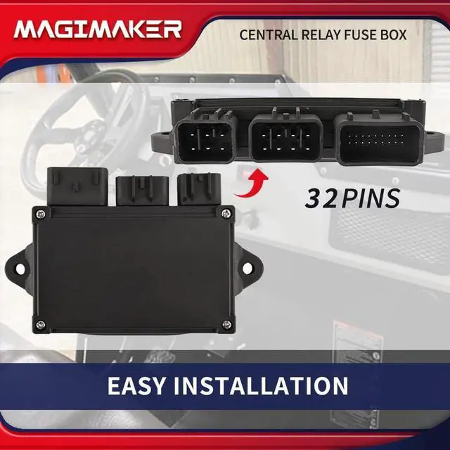 Alt view image 6 of 7 - Central Relay Fuse Box 37700-115-0000 Compatible with Hisun UTV ATV 400 500 700, for Massimo MSU500 MSU700, for Coleman UT400 UT500 UT700, for Axis 500 700 Replace 37700-115H-0000