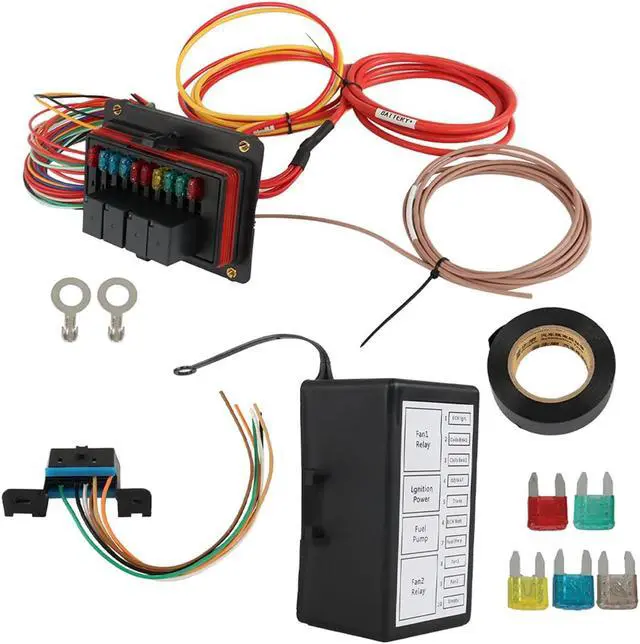 Alt view image 2 of 7 - LS Swap Fuse Box - Relays Sealed Stand Alone Harness Kit Replacement for LSx 4.8 5.3 5.7 6.0 6.2