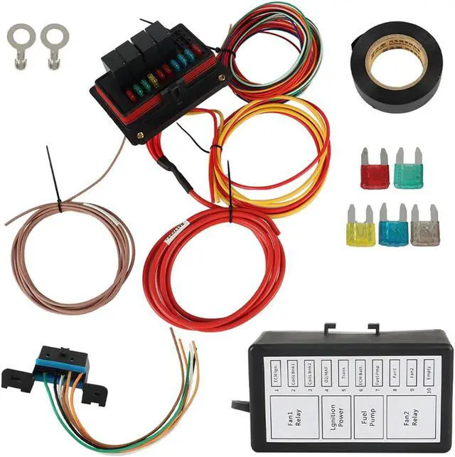 Main image of LS Swap Fuse Box - Relays Sealed Stand Alone Harness Kit Replacement for LSx 4.8 5.3 5.7 6.0 6.2