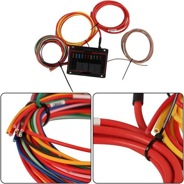 Alt view image 4 of 7 - LS Swap Fuse Box - Relays Sealed Stand Alone Harness Kit Replacement for LSx 4.8 5.3 5.7 6.0 6.2