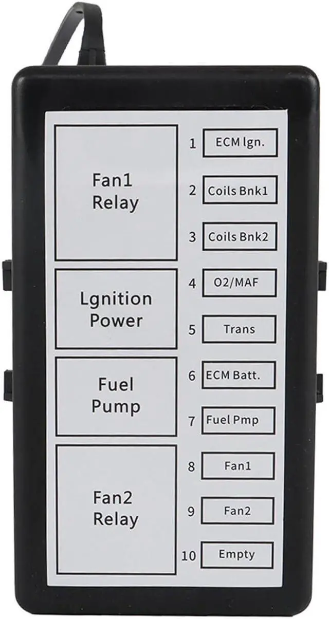 Alt view image 7 of 7 - LS Swap Fuse Box - Relays Sealed Stand Alone Harness Kit Replacement for LSx 4.8 5.3 5.7 6.0 6.2
