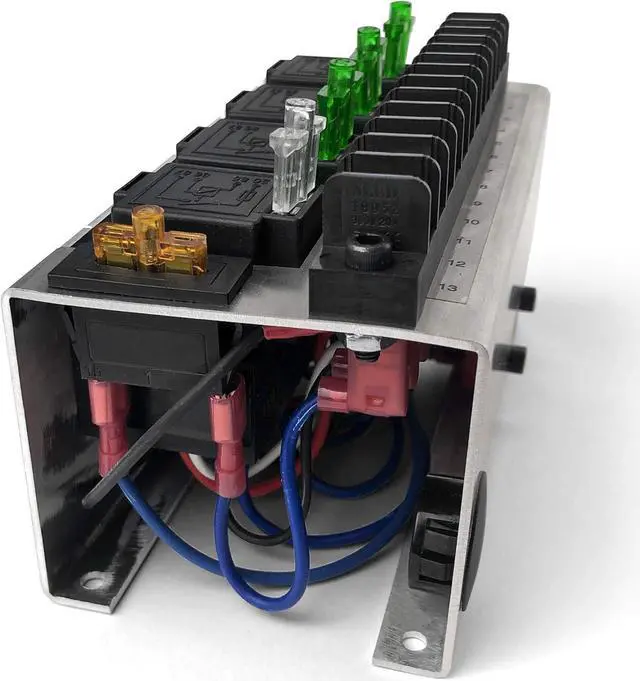 Alt view image 3 of 7 - SpeedWare Fused Relay Panel Box and 12vDC Wiring Kit (4 Relay)