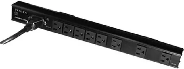 Main image of VT-EXT | 15A Power Distribution 8 Outlets Vertical Rack Strip