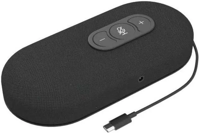 Alt view image 4 of 7 - USB Speakerphone, Conference Computer Speakers with Microphone for Home Office Calls, 360 Degree Enhanced Voice Pickup, Noise Reduction, Echo Cancellation, Compatible with Zoom, Teams, Skype