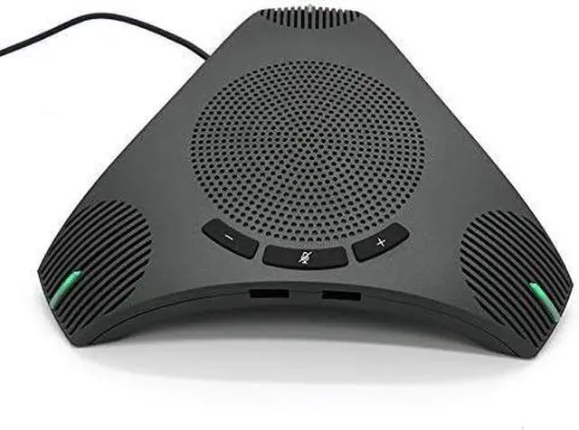 Alt view image 2 of 7 - Conference Microphone USB Speakerphone Microphone for Business Conference,360° Omnidirectional Microphone ligent DSP Noise Reduction for Video Meeting (mic +Speaker+hub)