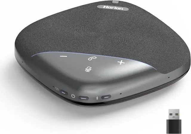 Main image of HM-5P Conference Speaker with Microphone, Wireless Bluetooth Speaker w/8 Mics, 20ft Voice Pickup, 8H Call Time, AI Noise Cancelling, Conference Call Speaker for Office, Works with Zoom/Teams