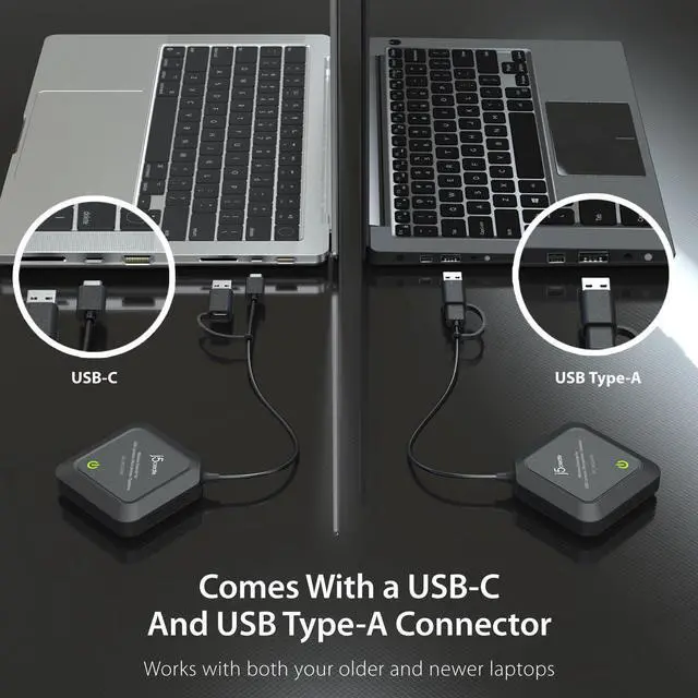 Alt view image 5 of 7 - Wireless Extender for USB Webcam, Microphones, or Speakers, Ideal for Streaming & Conferencing, No USB Mouse/Keyboard Compatibility (JVW120)