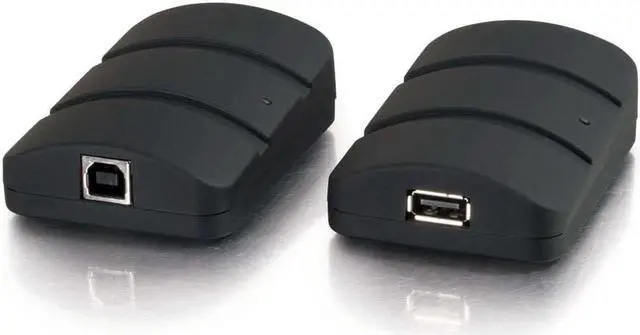 Main image of C2G Legrand USB Extender Dongle, USB Dongle Kit Signal Extender, RJ45 to USB Receiver Signal Booster, Black, 1 Count, C2G 53880