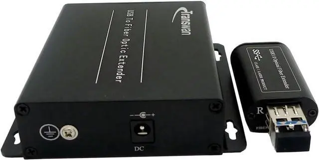 Alt view image 2 of 7 - USB 3.0 Hub Fiber Optic Extender to Max 250 Meters with 10 Gbps SFP Module, USB 3.0 Splitter 1 to 4 Ports Over 2 Fibers, Supports 5 Gbps Super-Speed, Supports Kinect Devices & HD Camera etc