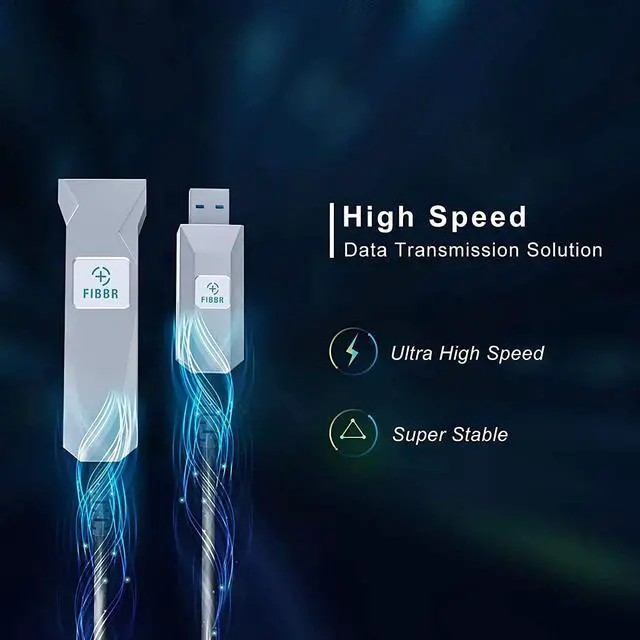 Alt view image 2 of 7 - Ultra-Long USB 3.0 Extension Cable 164FT/50M, Male to Female USB 3.0 Fiber Optical Cable, High Speed 5Gbps Data Transfer Extender Cord, for Playstation, Printer, Displayer, Hard Drive, Webcams