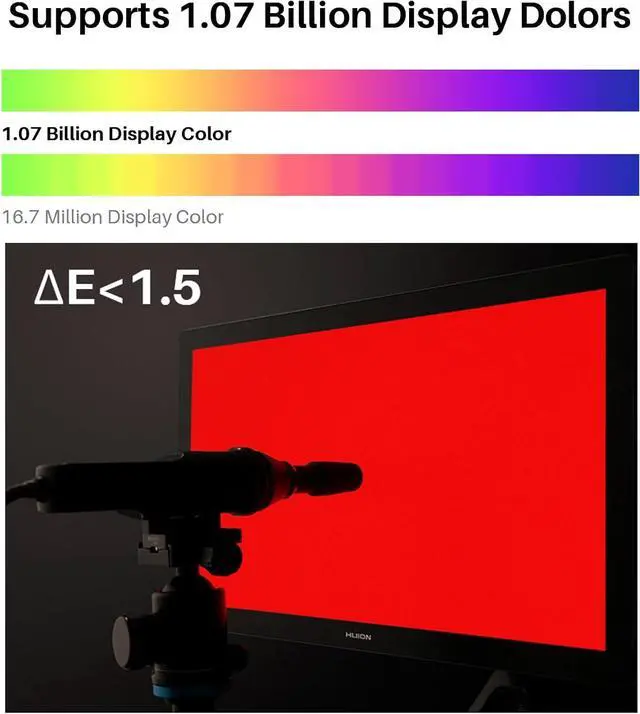 Alt view image 5 of 7 - KAMVAS Pro 19 4K UHD Drawing Tablet with Touch Screen, 96% Adobe RGB Drawing Monitor with 1.07 Billion Colors, PenTech 4.0 Stylus PW600, 16384 Pen Pressure, Slim Pen, Keydial Mini, 18.4inch