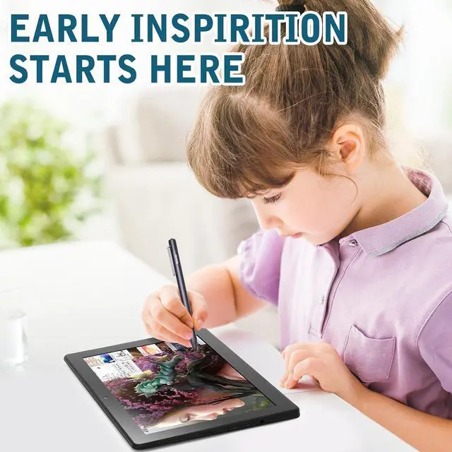 Alt view image 6 of 7 - T11 Pro Standalone Drawing Tablet with Screen,10.1 inch FHD Display,No Computer Needed,Octa-Core CPU,Pre-Installed Apps & Tutorials,More Bonus Items for Beginners, Artists, Students