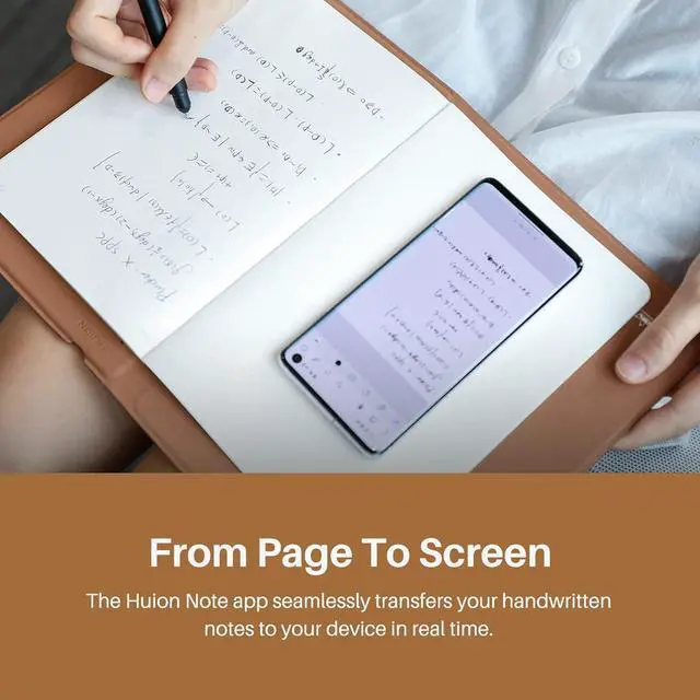 Alt view image 2 of 7 - Note 2-in-1 Digital Notebook Drawing Tablet With Battery-free Pen, Bluetooth Wireless Paper Tablet Electronic Writing Pad for Note-taking, Digital Art & Meeting, Refillable A5 Notepad, 9.5x7inch