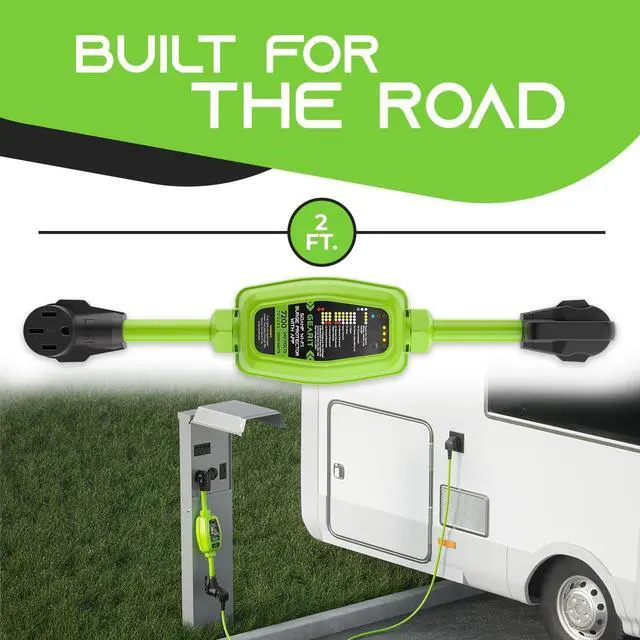 Alt view image 7 of 7 - RV Surge Protector 50 Amp (Wi-Fi with in-APP) Real Time Monitor - Plug, Inlets, Receptacles - Protects Against Voltage Surges, Reverse Polarity, and Open Ground - Monitor Voltage, Amps, Watts