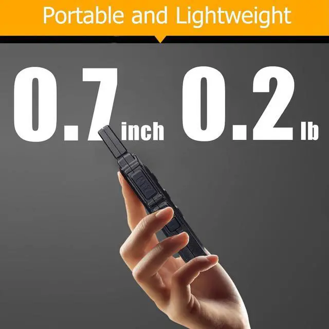 Alt view image 3 of 7 - RT19 Two Way Radio Long Range Rechargeable,Walkie Talkies with Earpiece and Mic,VOX Handsfree,Portable FRS Two-Way Radios for Family Outdoor Agriculture(4 Pack)