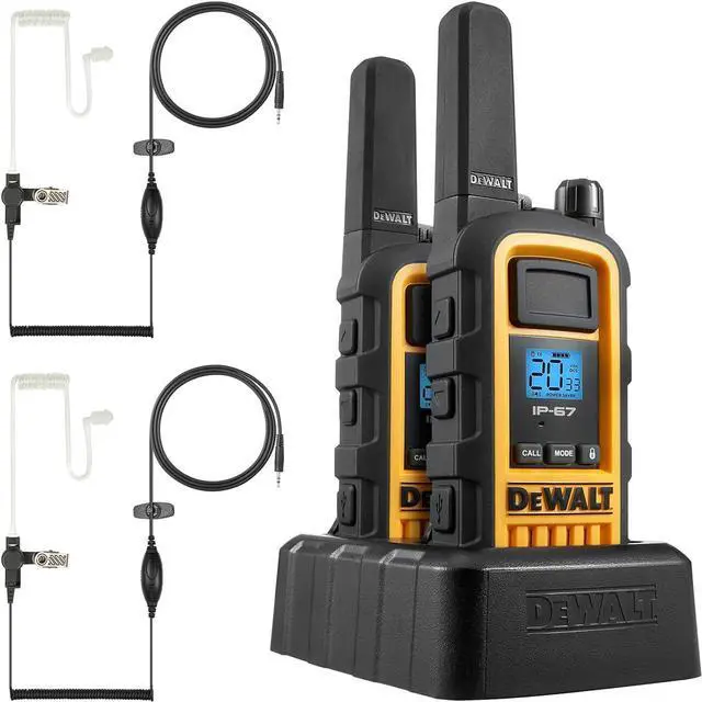 Main image of DXFRS800 2 Watt Heavy Duty Walkie Talkies - Waterproof, Shock Resistant, Long Range & Rechargeable Two-Way Radio with VOX