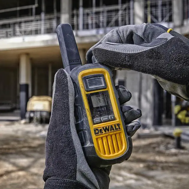 Alt view image 4 of 7 - DXFRS800 2 Watt Heavy Duty Walkie Talkies - Waterproof, Shock Resistant, Long Range & Rechargeable Two-Way Radio with VOX