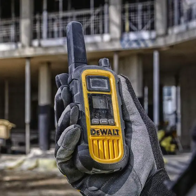 Alt view image 6 of 7 - DXFRS800 2 Watt Heavy Duty Walkie Talkies - Waterproof, Shock Resistant, Long Range & Rechargeable Two-Way Radio with VOX