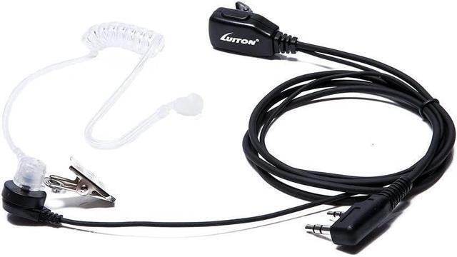 Alt view image 7 of 7 - 20 Pack Walkie Talkie Earpiece with Mic for BaoFeng Radio Headset for Baofeng UV-5R BF-888S Arcshell H-777 RT21 RT22 Kenwood 2 Way Radio by LUITON
