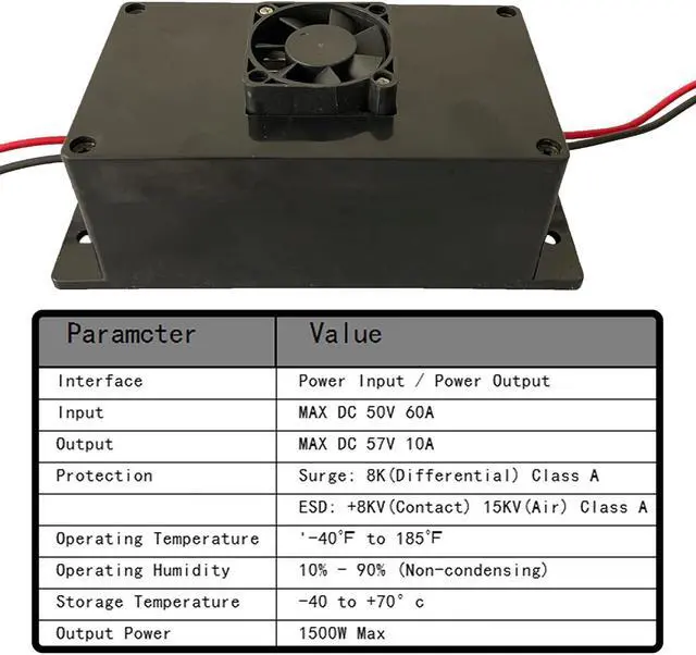 Alt view image 4 of 5 - Starlink GEN 3 DishStarlink Gen 3 Power Converter for 12V-50V PowerStep Up Power Adapter forRV/Outdoor Maximize Power Conversion Efficiency, reducing Energy Loss