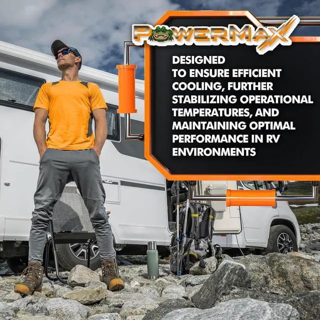 Alt view image 6 of 7 - PM3-55 RV Power Converter | High-Performance 110 Volt to 12 Volt DC Power Supply Charger w/ 55 Amp Capacity | Ideal for Efficient & Reliable Power Management in Recreational Vehicles