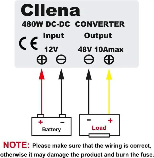 Alt view image 7 of 7 - DC/DC 12V to 48V Boost Converter 10A 480W Step Up Voltage Regulator Module Car Power Supply Voltage Transformer (Input 10V-16V)