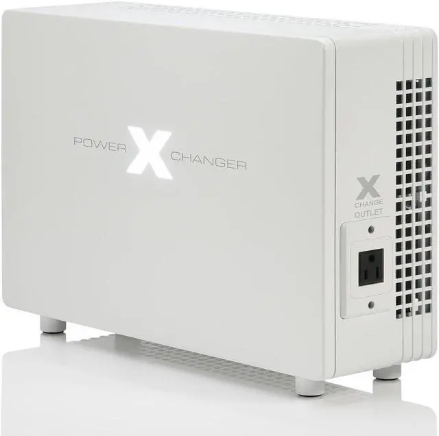 Alt view image 3 of 7 - Voltage & Frequency Converter - PowerXchanger Deluxe Series X-10 (White) 10 Amps/1200 Watts - Continuous Power, Plug & Play, No Noise - Convert 230V 50Hz to 110V 60Hz