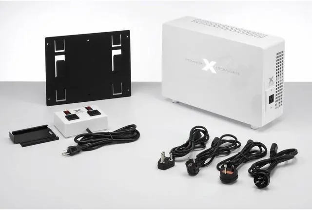 Alt view image 4 of 7 - Voltage & Frequency Converter - PowerXchanger Deluxe Series X-10 (White) 10 Amps/1200 Watts - Continuous Power, Plug & Play, No Noise - Convert 230V 50Hz to 110V 60Hz