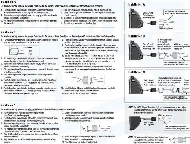 Alt view image 6 of 7 - automotive lighting H6024LED LED Integral Beam, Universal Plug and Play LED Replacement for H6024 (7-inch round) Sealed Beam Applications, 1 Pack