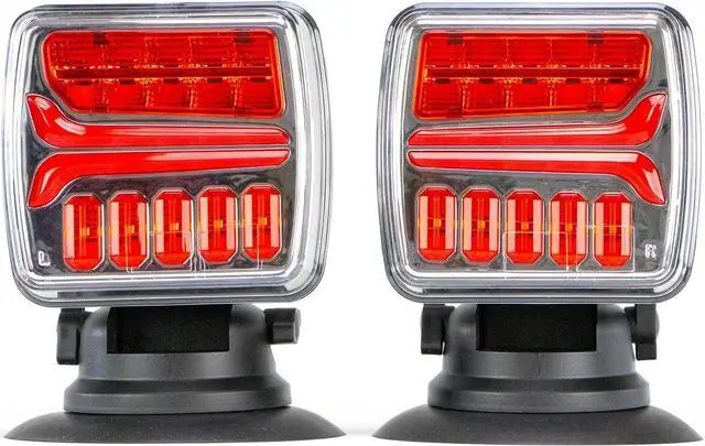 Alt view image 2 of 7 - Wireless LED Towing and Trailer Light Kit For Trucks, Trailers, RVs, SUVs, and Boats
