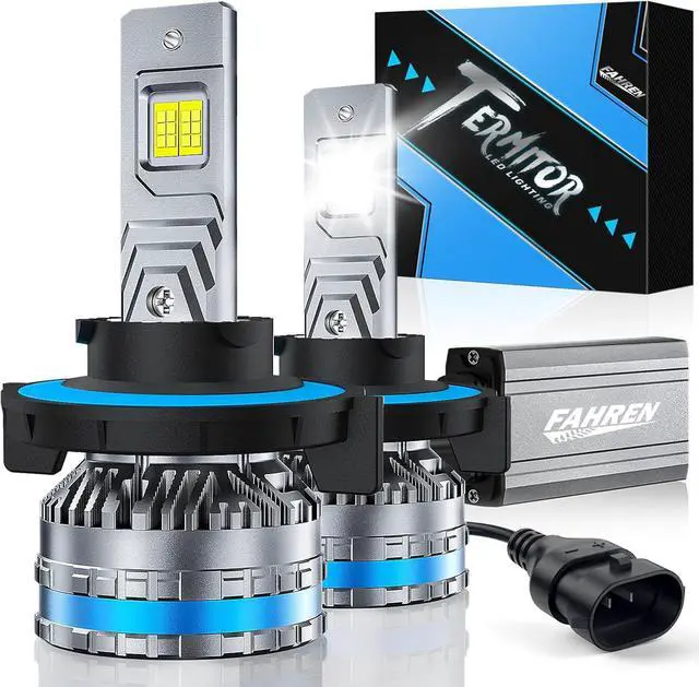 Main image of H13 Fog Light Bulbs, 32000LM Real 1:1 Size Super Bright 9008 Bulbs, 6500K Light with Play and Plug, 60,000 Hours Extended Lifespan, Pack of 2