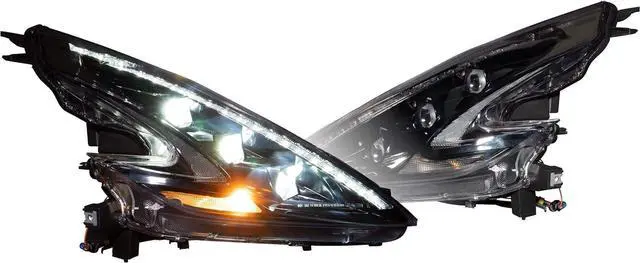 Main image of XB LED Headlight (LHD), Fits 2008-2020 Nissan 370Z, Plug and Play Housing Upgrade, DOT Approved LED Assembly with Switchback Sequential Turn Signals & UV Coated Lens (1x LF474-ASM)
