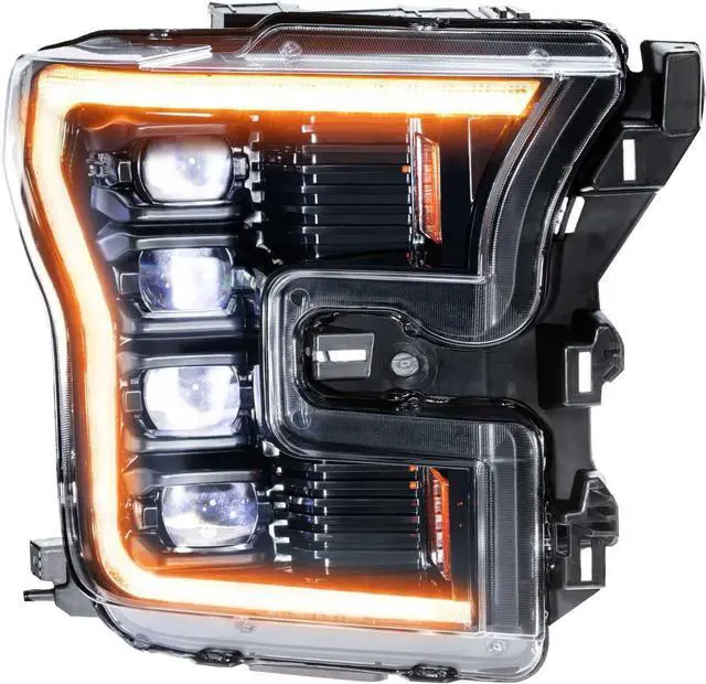 Alt view image 5 of 7 - Lighting LF502-A.2-ASM Projector Headlamps Fits Ford F-150